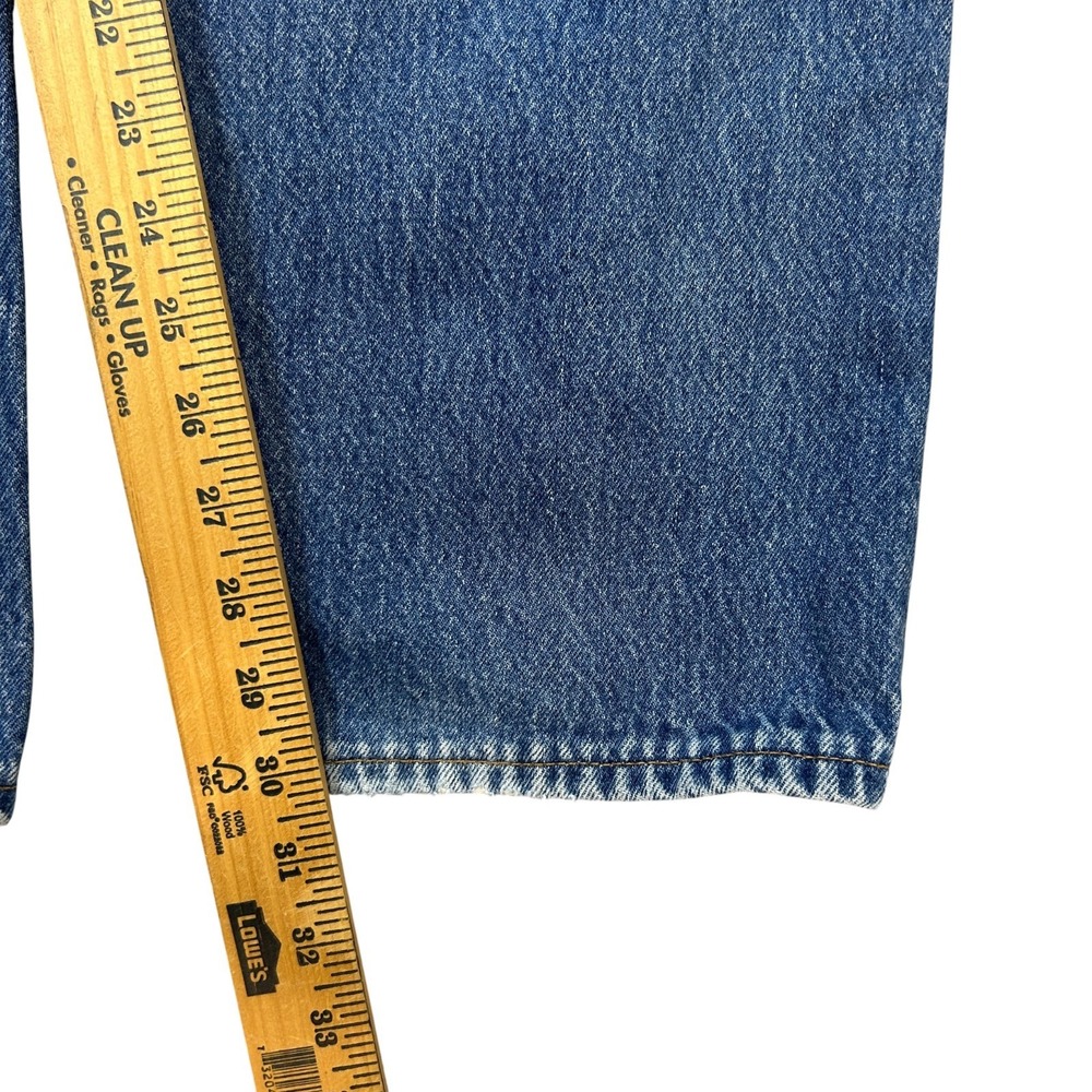 Vtg Levi's 501xx Jeans Men's Size 36X34 Blue Denim Flat Front Straight Leg - Picture 6 of 7